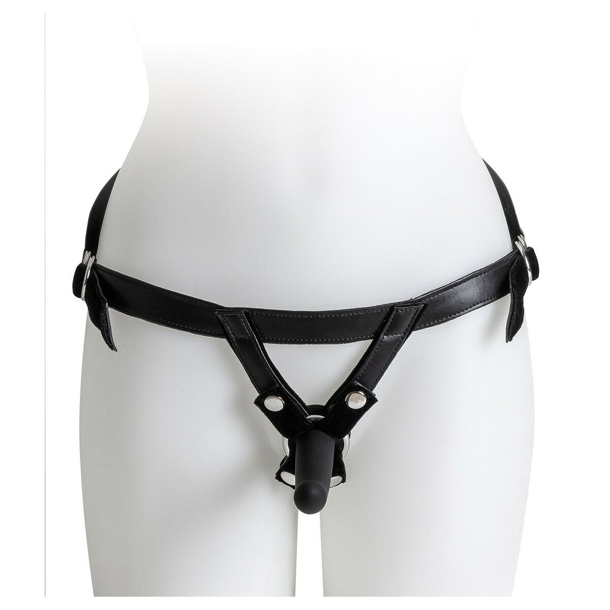 Dildo cu ham Virgite Negru S/M/L